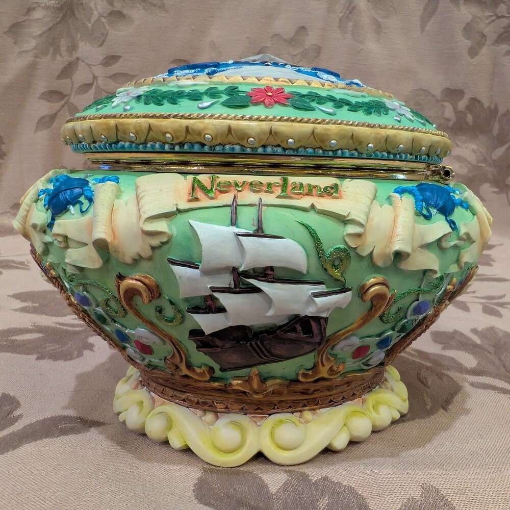 Disney 1951 Tinker Bell Neverland "You Can Fly" Music Box, Gently Used! - Picture 4 of 10